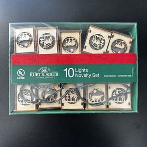 Kurt S. Adler Santa's World 10 Light Cubes 2" x 1 5/8" New - Style 1